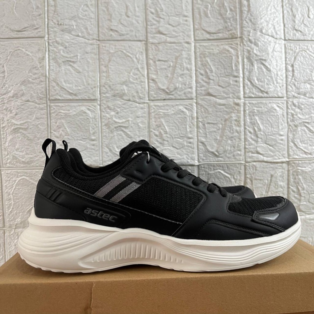 ONLY SIZE 42 SEPATU ASTEC WANITA ASTEC KUKU RUNNING BLACK WHITE SPORTY RUNNING COD ORIGINAL WOMEN