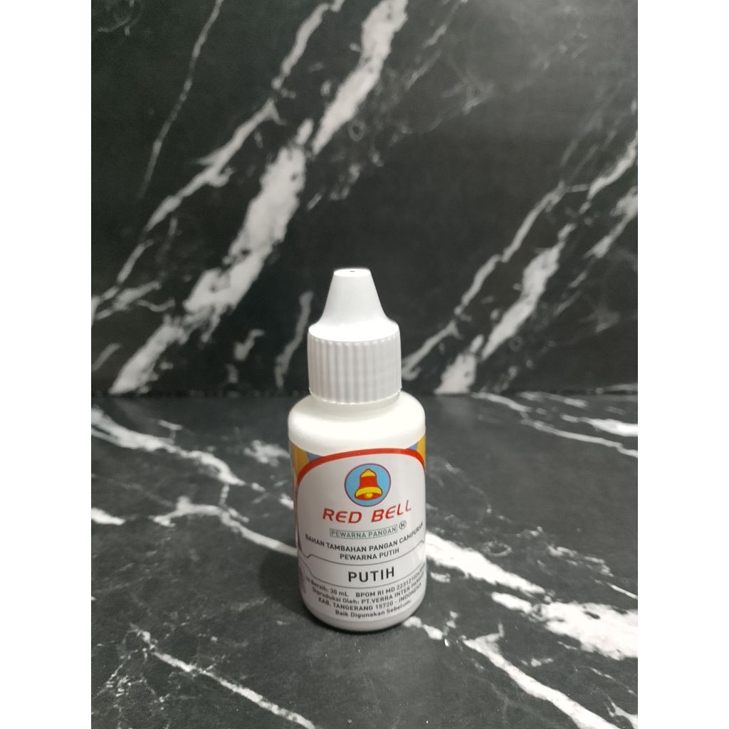 

PEWARNA RED BELL PUTIH 30ml