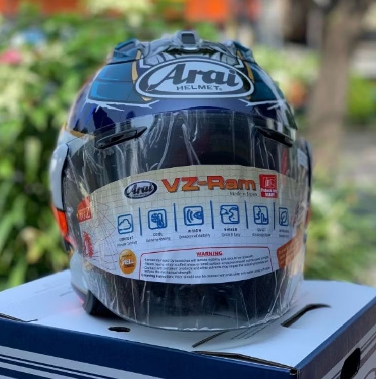 HELM ARAI VZ-RAM PEDROSA SHOGUN HALFACE