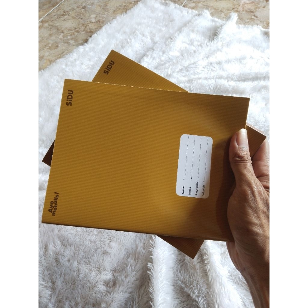 

NYBEBY26 BUKU TULIS SIDU ISI 40 LEMBAR SAMPUL COKLAT TINGGAL TAMBAH SAMPUL PLASTIK