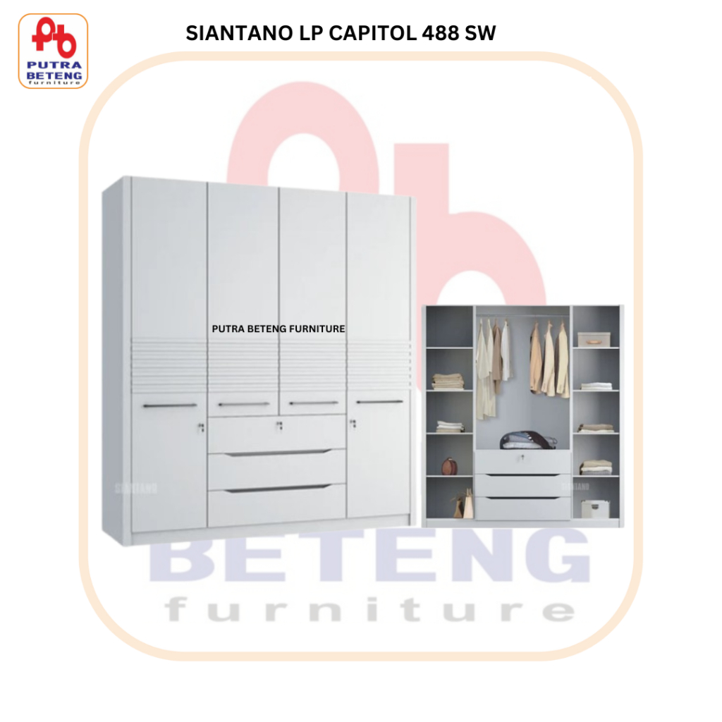 Lemari Pakaian Siantano LP Capitol 488 SW Jogja