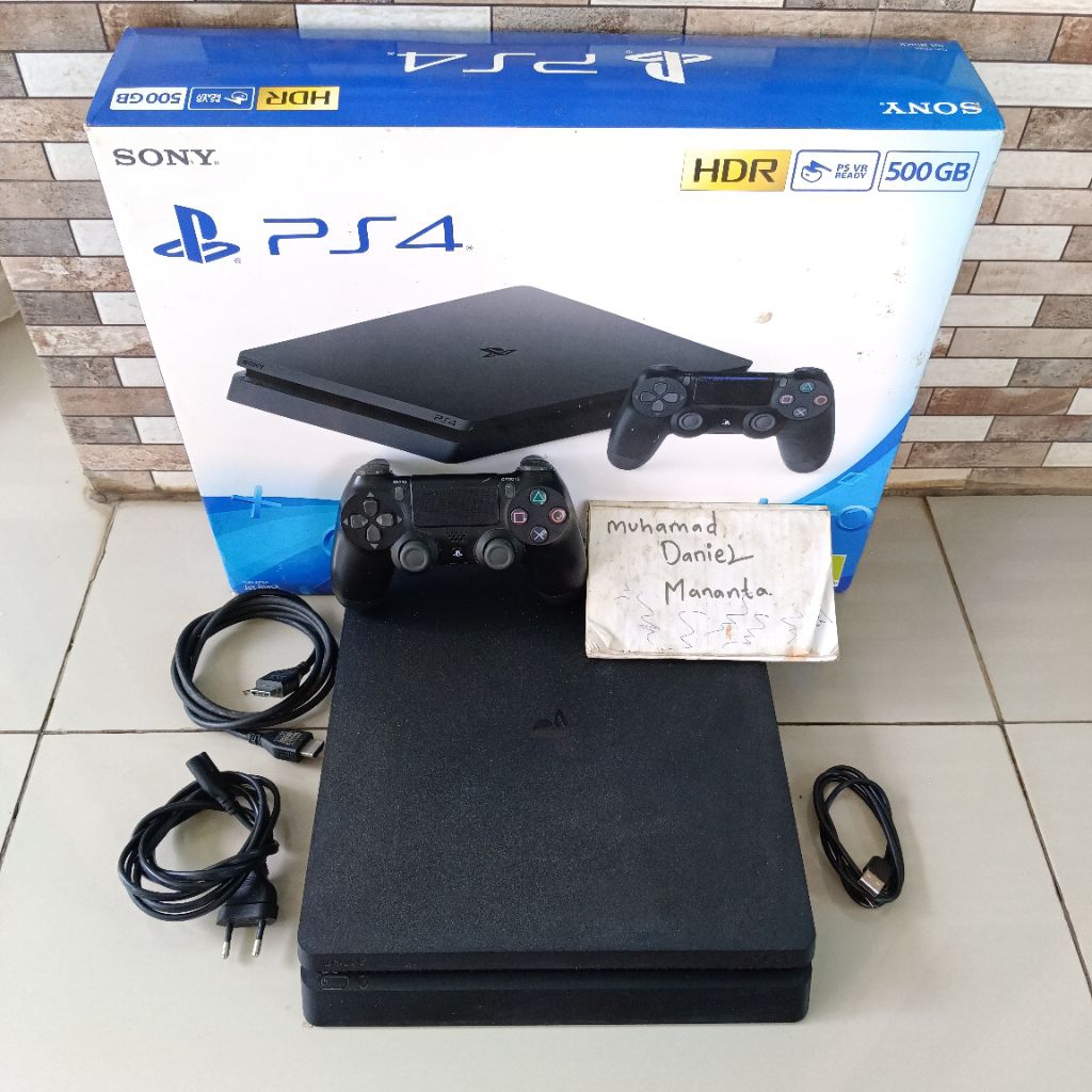 ps4 slim 500gb seri 22 fullgame bekas