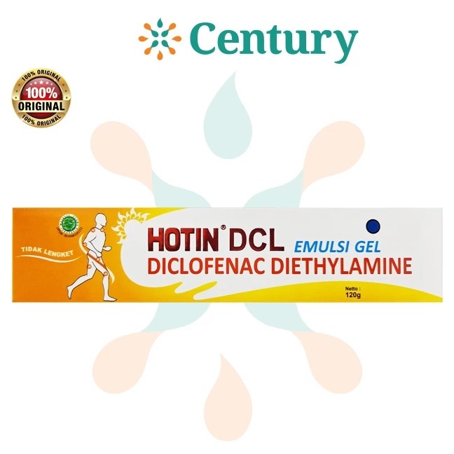 HOTIN DCL EMULSI GEL 120G / TULANG OTOT & SENDI / SALEP OTOT