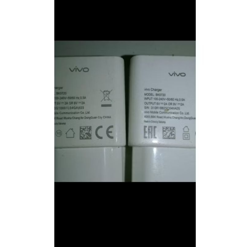 kepala charger Vivo 18w
