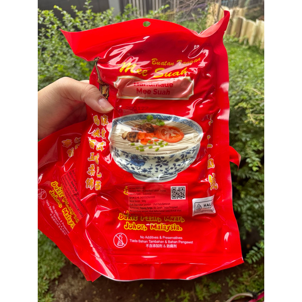 

LJMX Mee Suah handmade misua halal tanpa pengawet 300gr