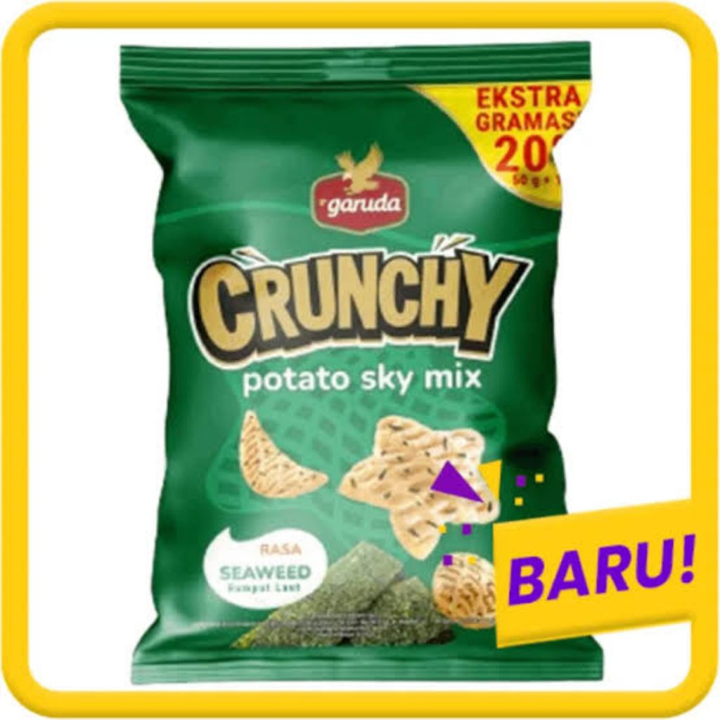 

Garuda Crunchy Potato Sky Mix Seaweed 50 + 10 g