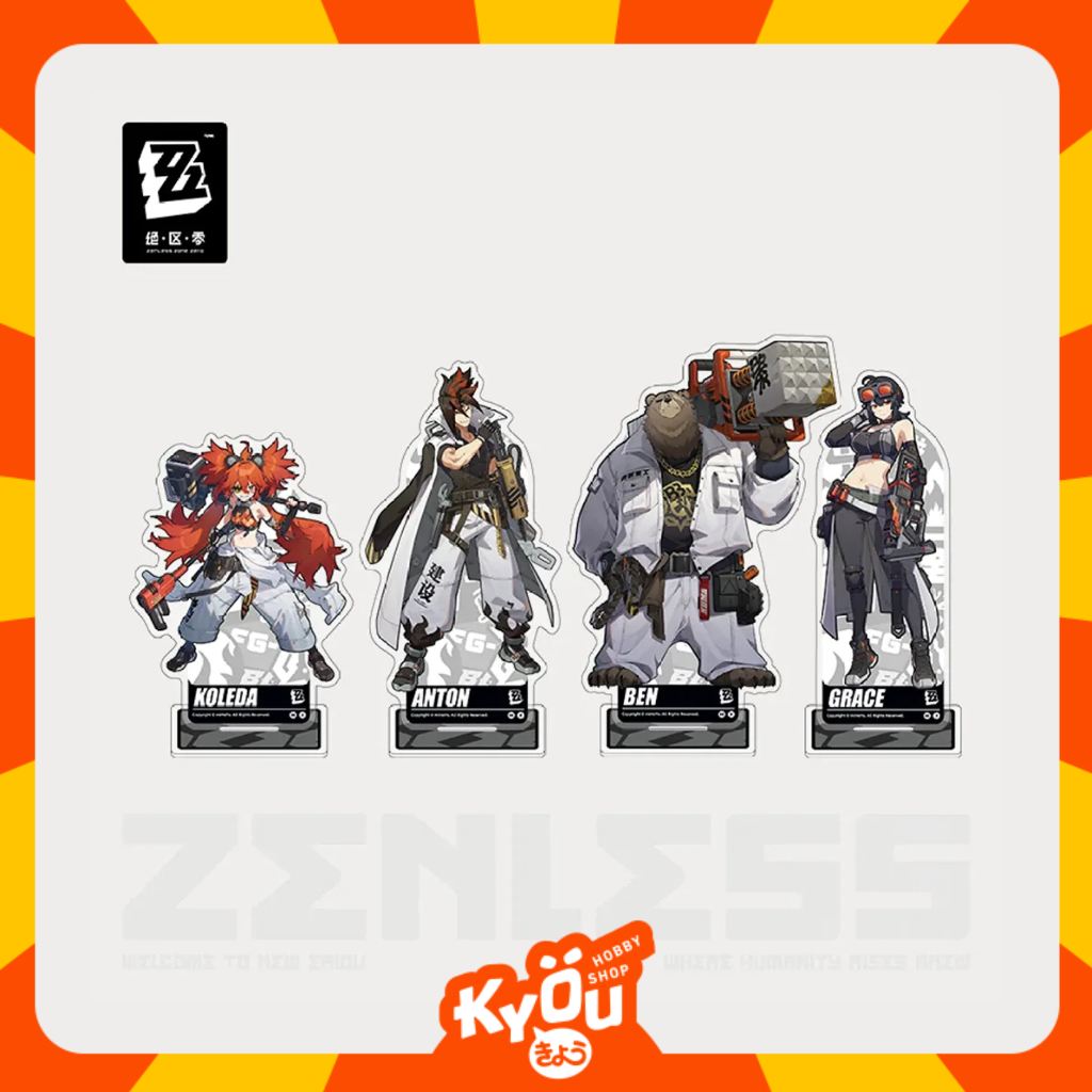 

Grace - Ben - Anton - Koleda Belobog Character Portrait Series Acrylic Stand (19cm) - Zenless Zone Zero