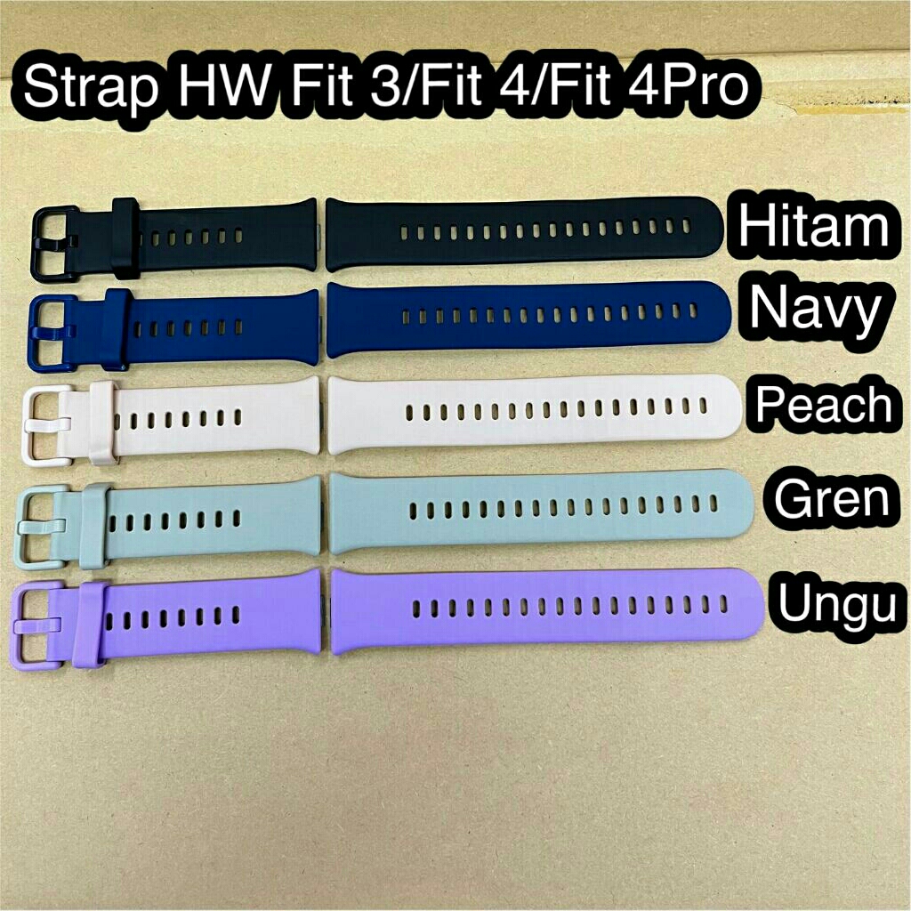 Strap Huawei Fit 3 huawei Fit 4 huawei Fit 4Pro Tali jam Silicone