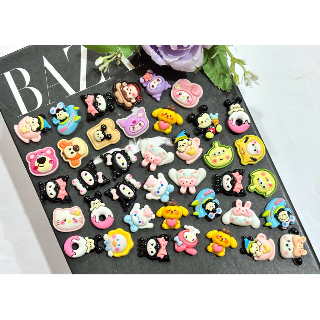 clay resin disney isi 25 dan 100 pcs