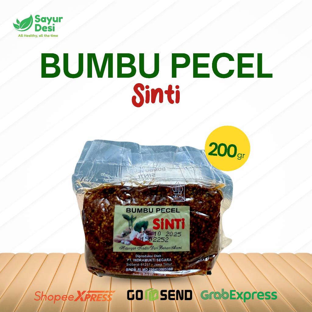 

Sambel Pecel Sinti 200 Gram Sayur Desi