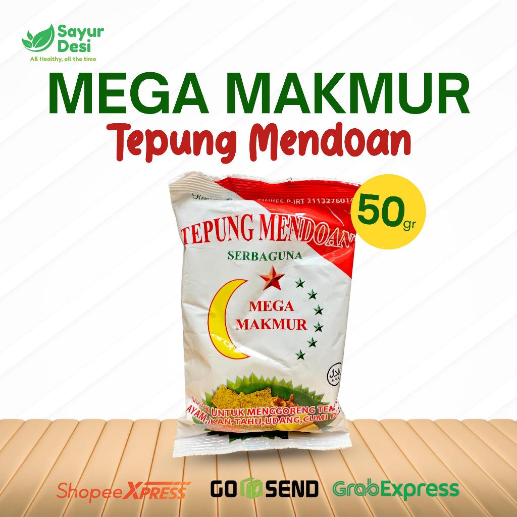 

Tepung Mendoan Mega Makmur 50Gr Sayur Desi
