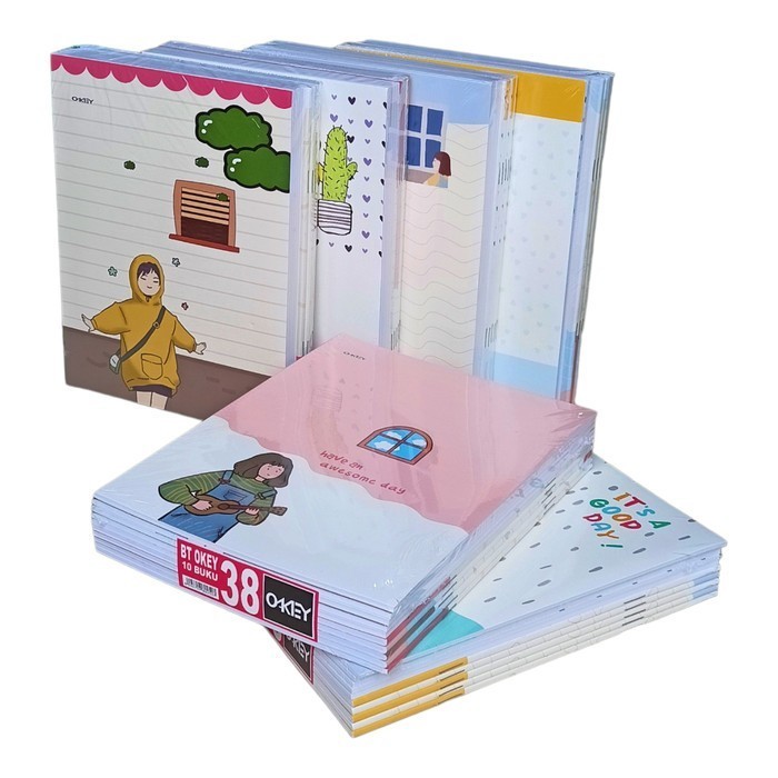 

Buku Tulis OKEY isi 38 lembar (Produk dari buku Kiky) ||