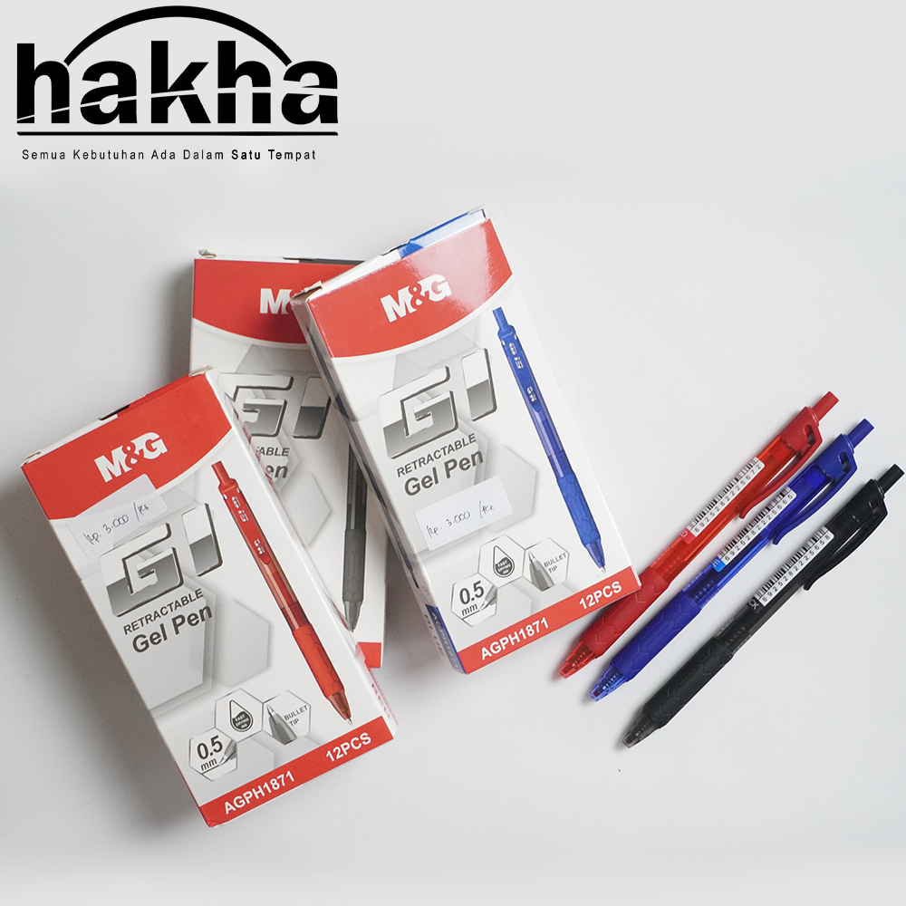 

Pulpen Gel M&G GI Retractable – Praktis dengan Mekanisme Klik, Tinta Halus dan Tajam