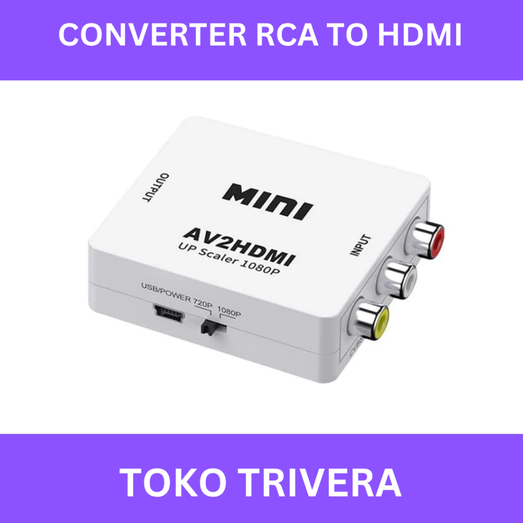 CONVERTER RCA TO HDMI / CONVERTER MINI AV TO HDMI