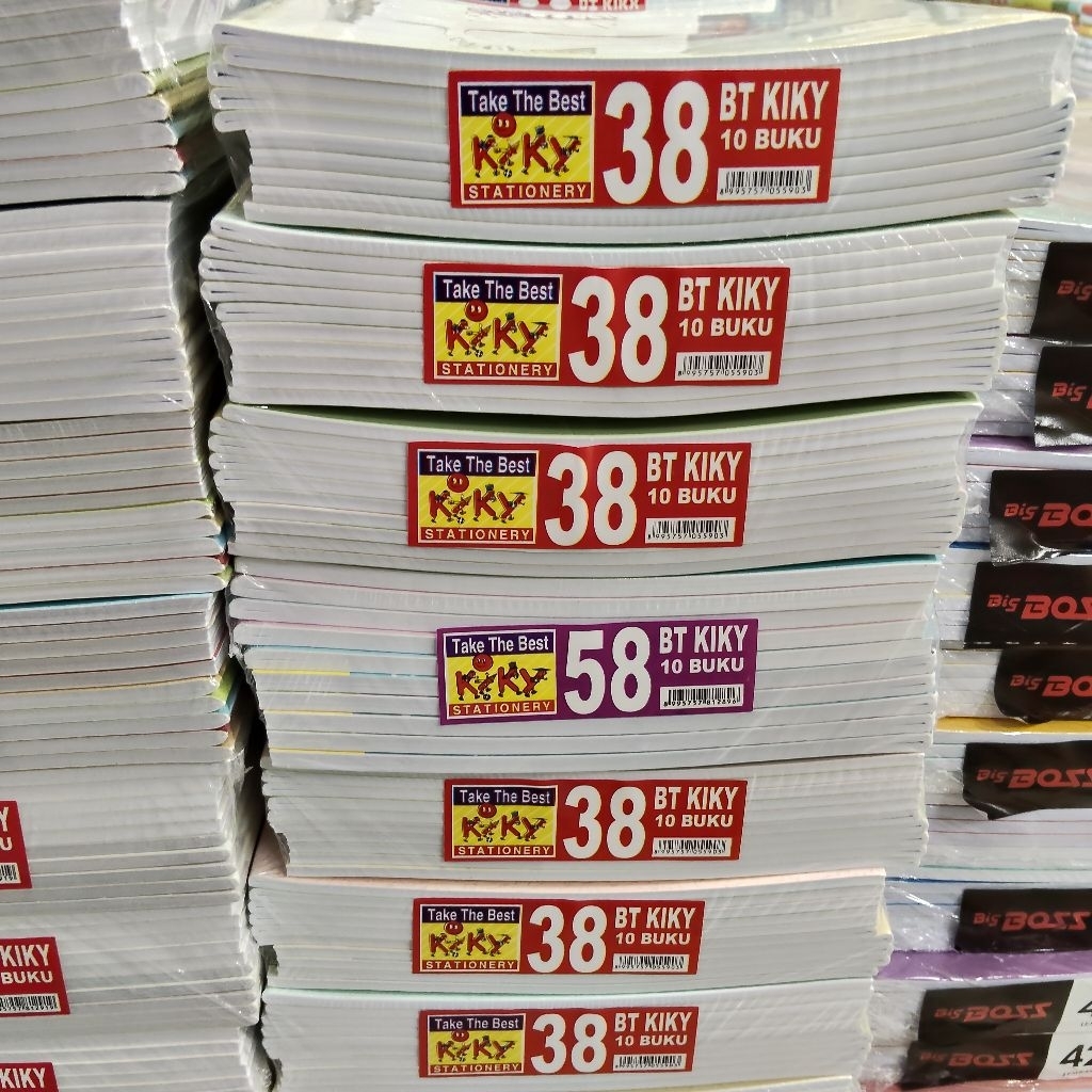

Buku Tulis Kiky 38 Lembar - 1 Pak isi 10 buku berkualitas
