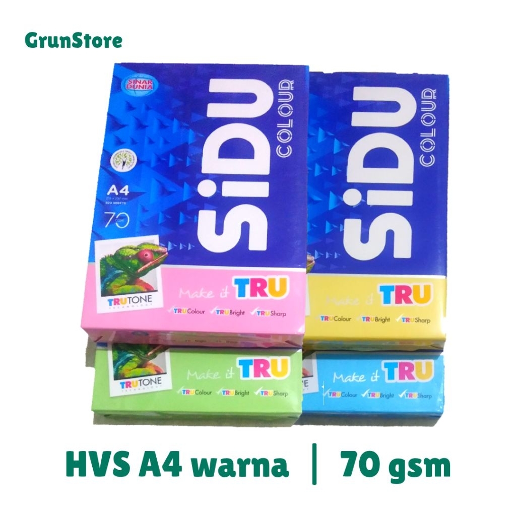 

Kertas HVS warna A4 70 gsm / hvs warna A4 70 gsm