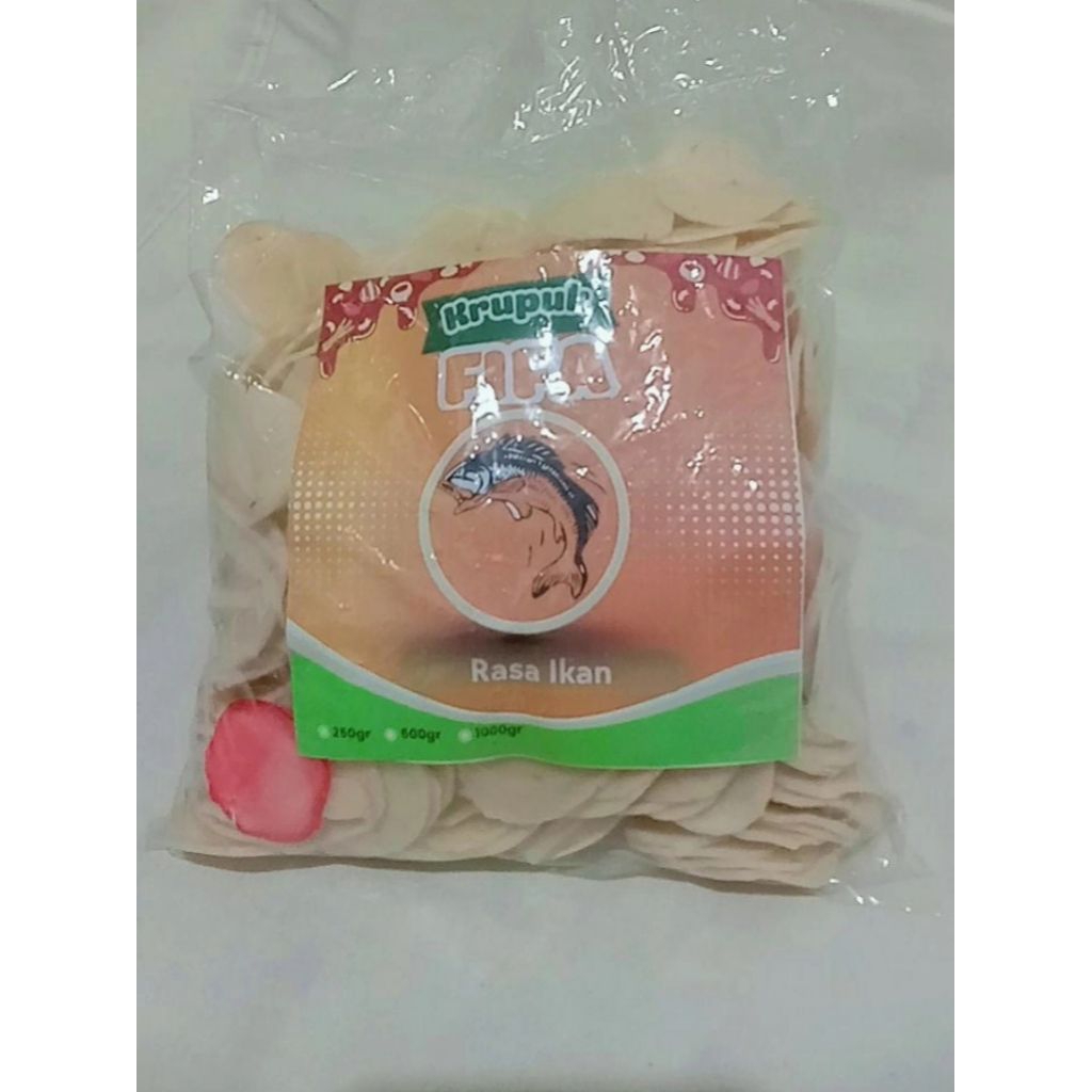 

KERUPUK SEBLAK IKAN MENTAH GURIH ENAK 500gr