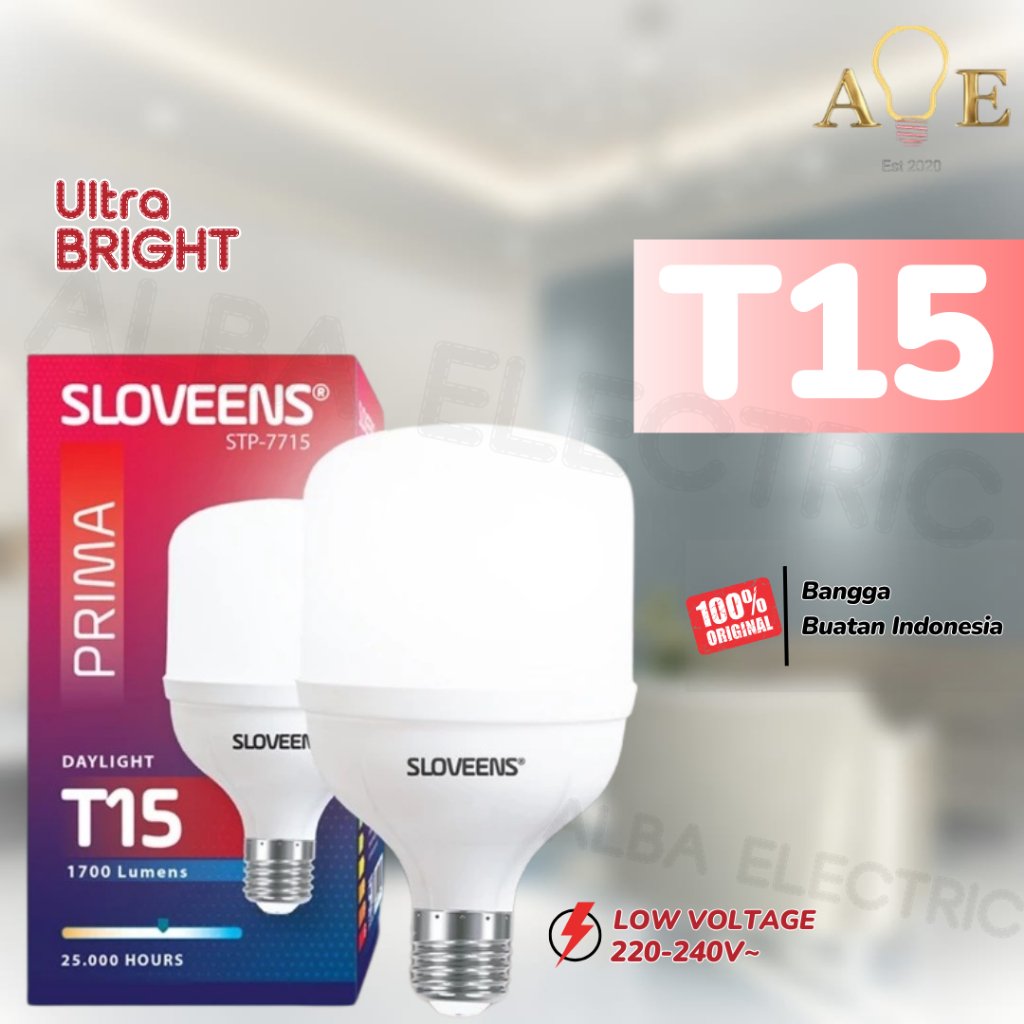 Lampu LED 15 Watt SLOVEENS Capsule Lampu Murah Bohlam Grosir 15 W LED Capsule 5 watt