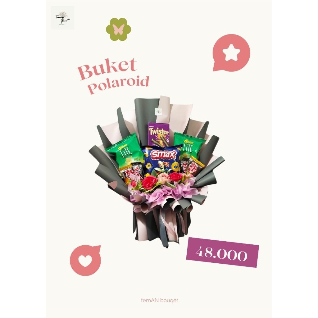 

Bucket Snack + free kartu ucapan