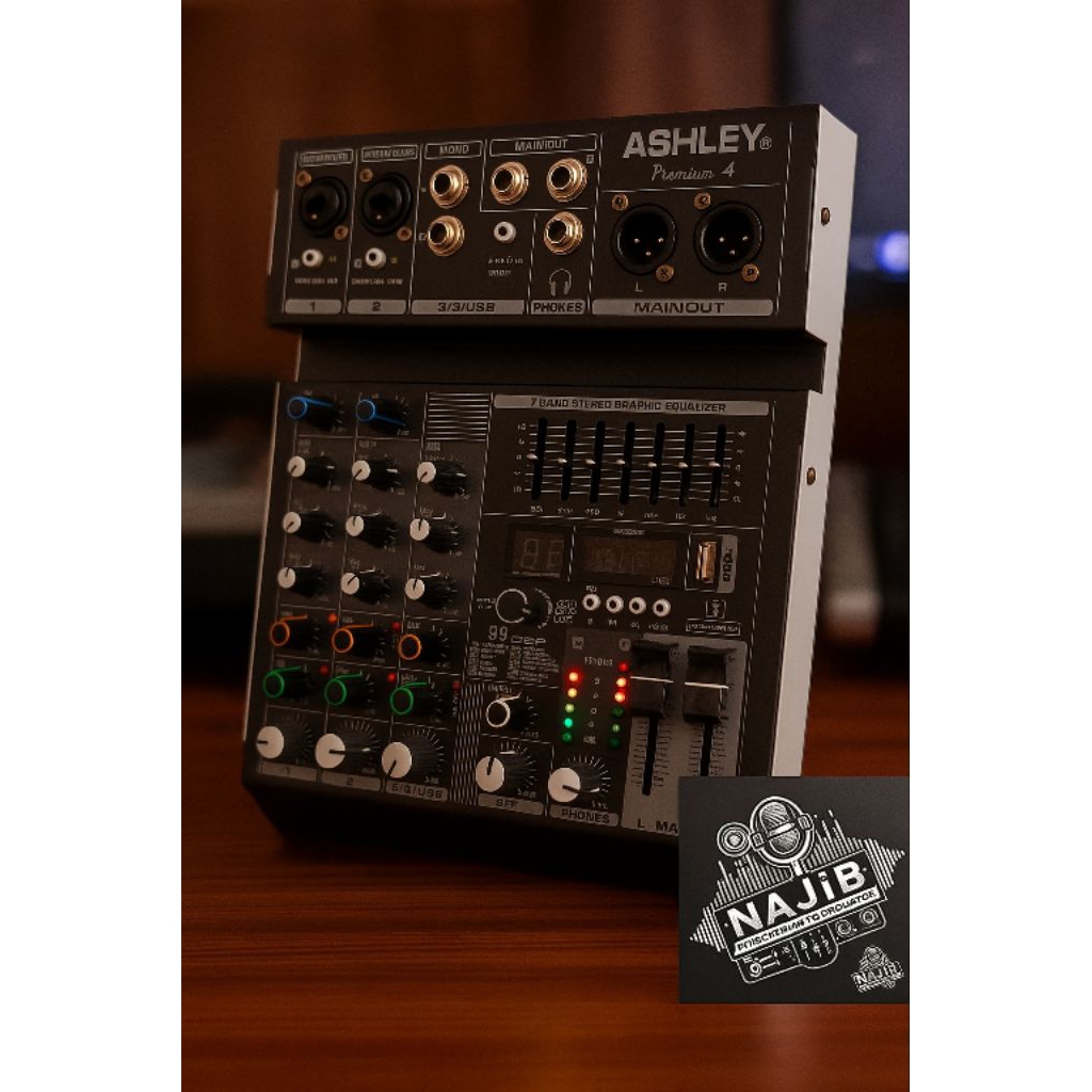 mixer Ashley Premium 4 custom profesional