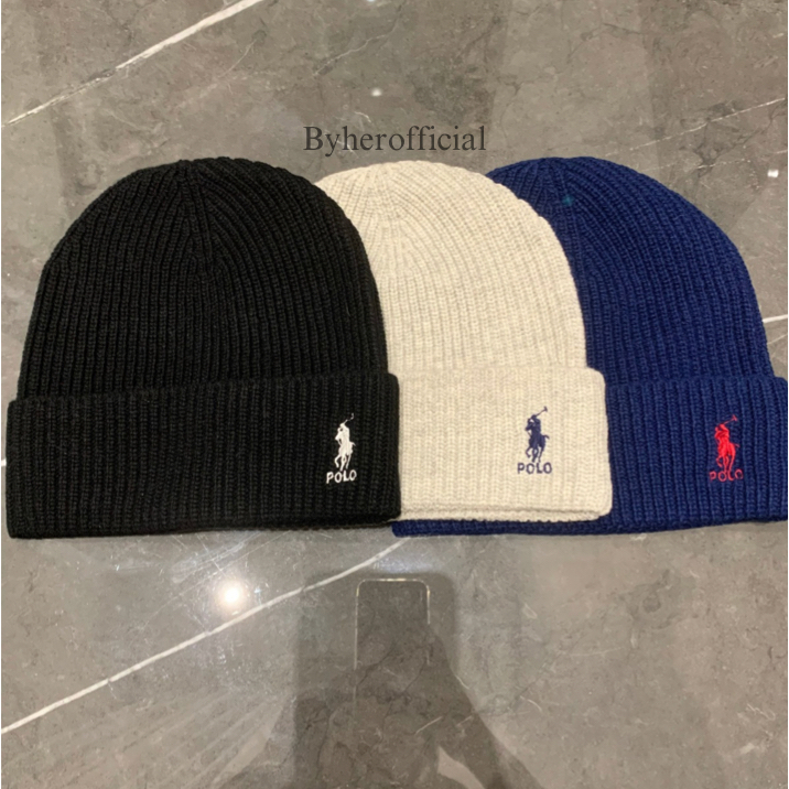 By Her Official - Topi Pria Dewasa Musim Dingin Autumn / Topi Kupluk Unisex Pria Wanita / Classic Be