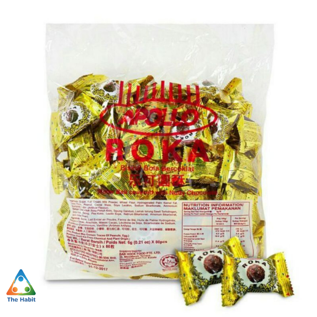 

(The Habit) Apollo roka coklat isi ± 70 pcs / Coklat Apolo