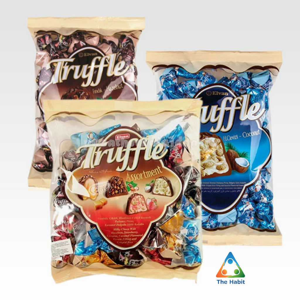 

(The Habit) COKLAT TRUFFLE MIX / HAZELNUT / COCONUT / STRAWBERRY | COKLAT ARAB 400gr