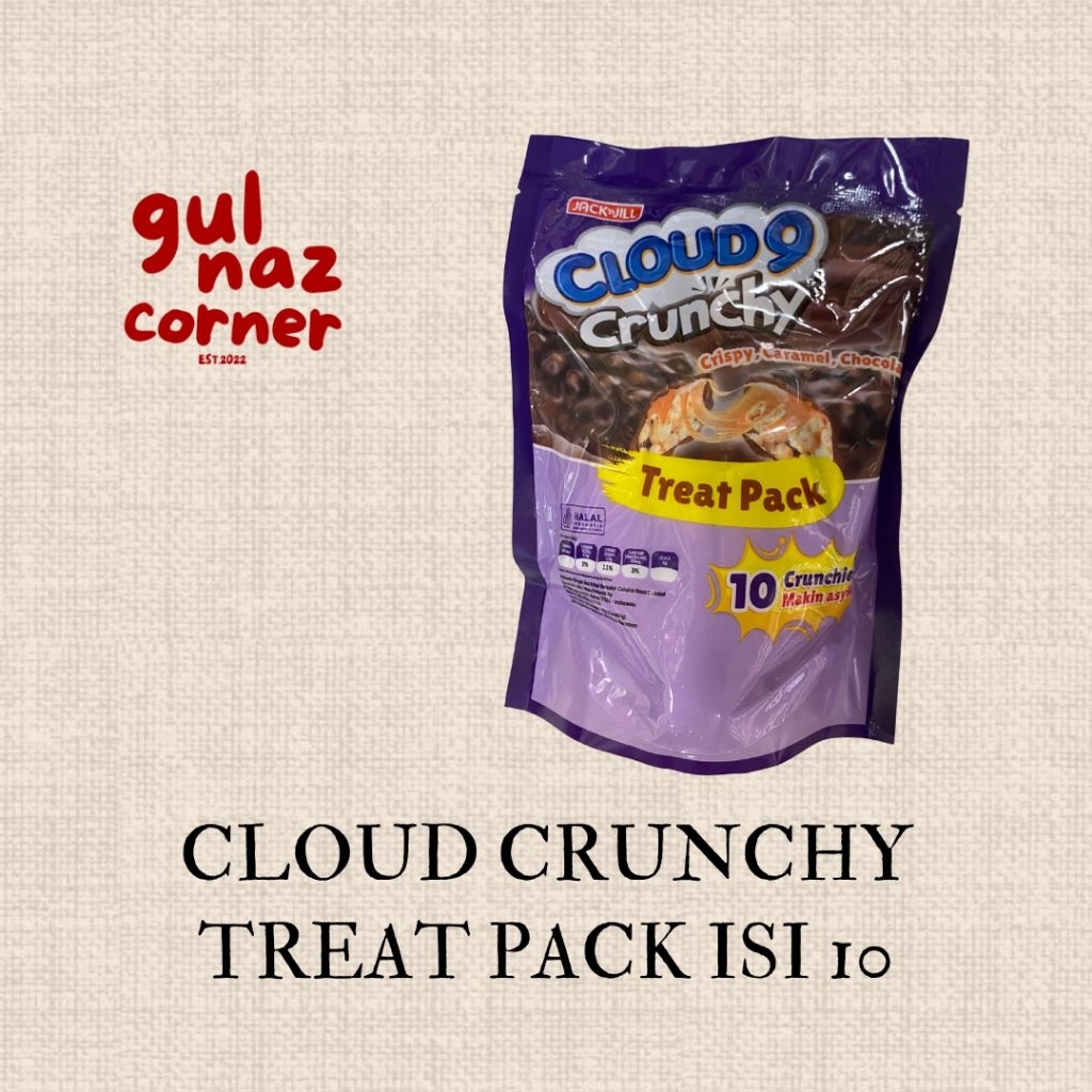 

[FREE BUBBLE WRAP] CLOUD9 CRUNCHY JACK N JILL TREAT PACK 10 PCS