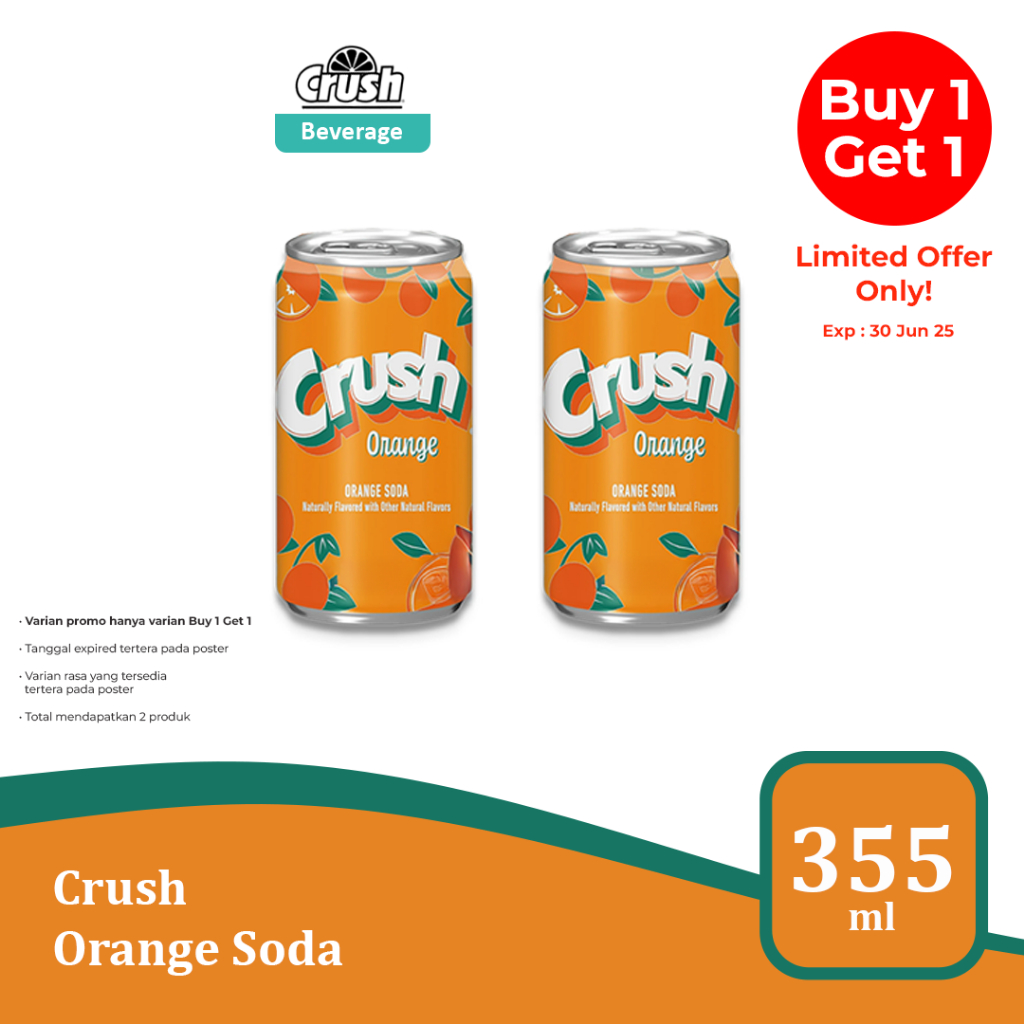 

Crush Orange 12 fl oz - Minuman impor USA