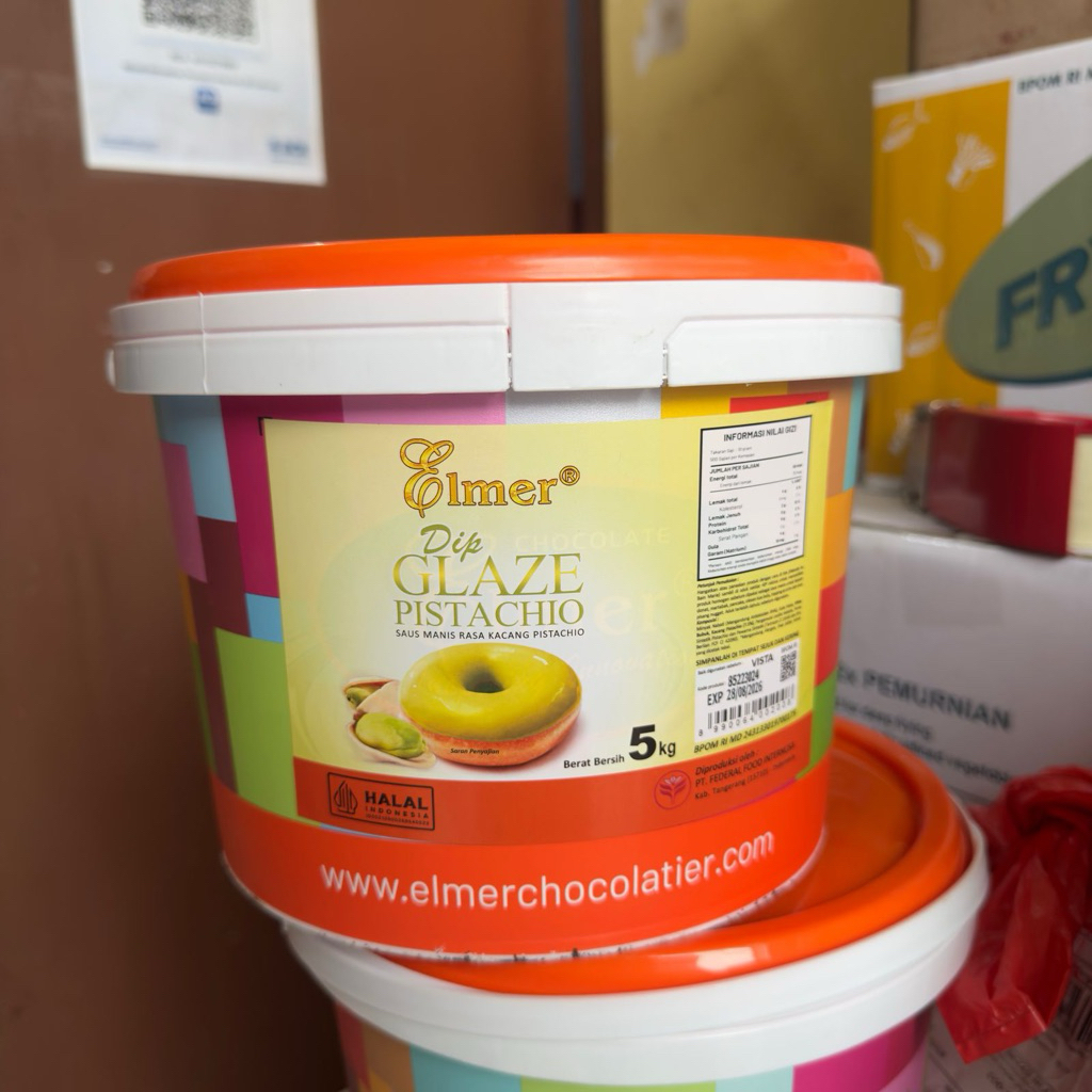 

Elmer Dip Glaze Pistachio 5Kg