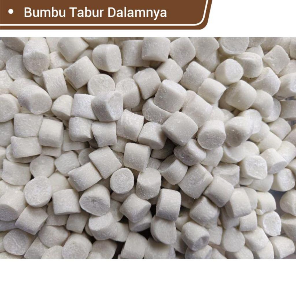 

cimol mentah dan bumbu