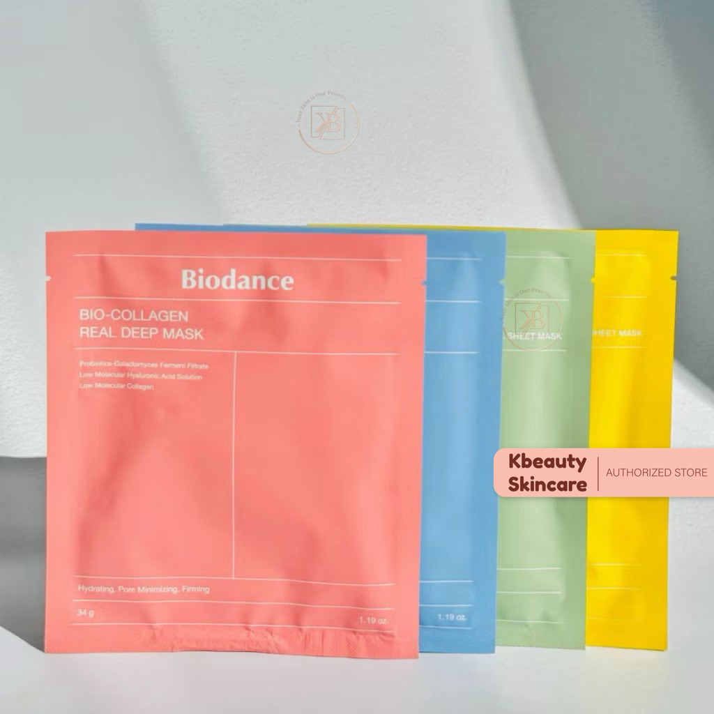 BIODANCE Bio-Collagen Real Deep Mask Sheet 4pcs / 1 box | BIODANCE hydro ceranol real deep mask shee