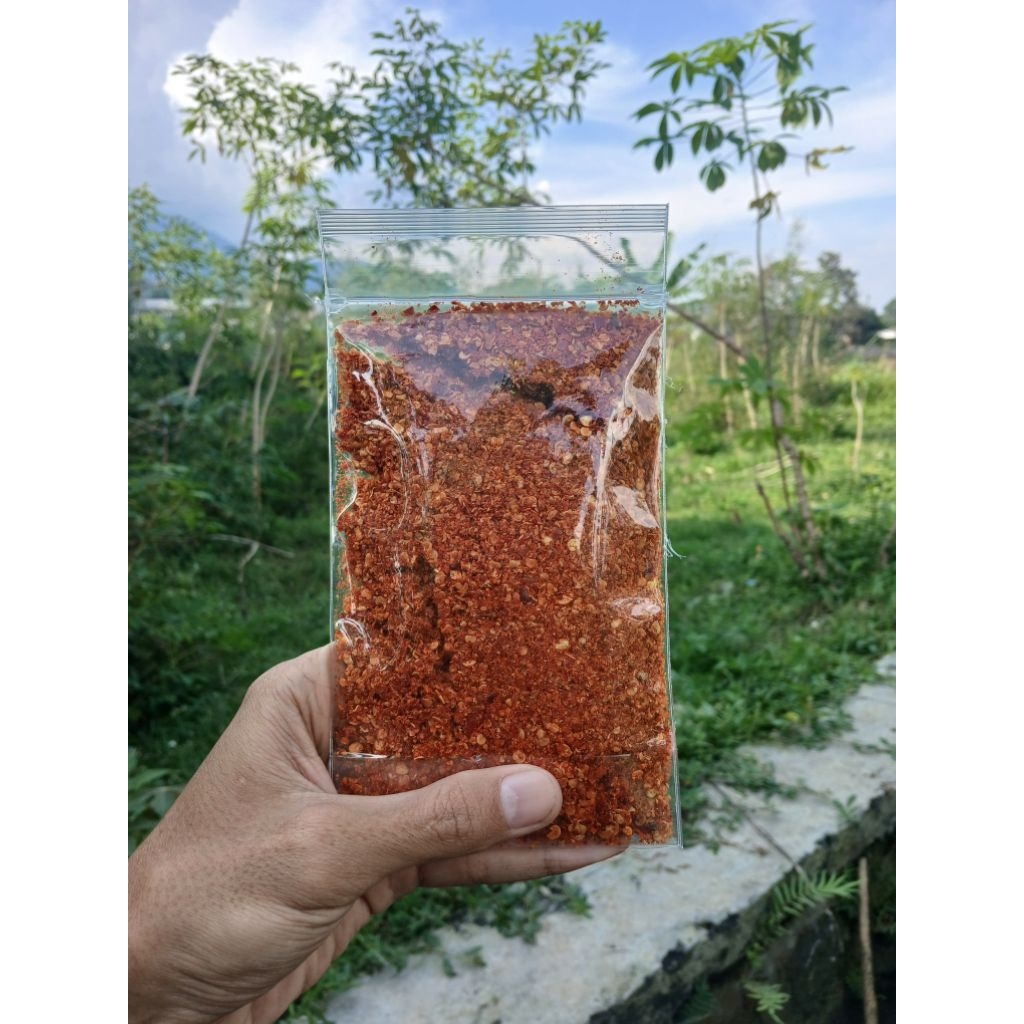 

cabe bubuk pedas kasar/halus original 100gr