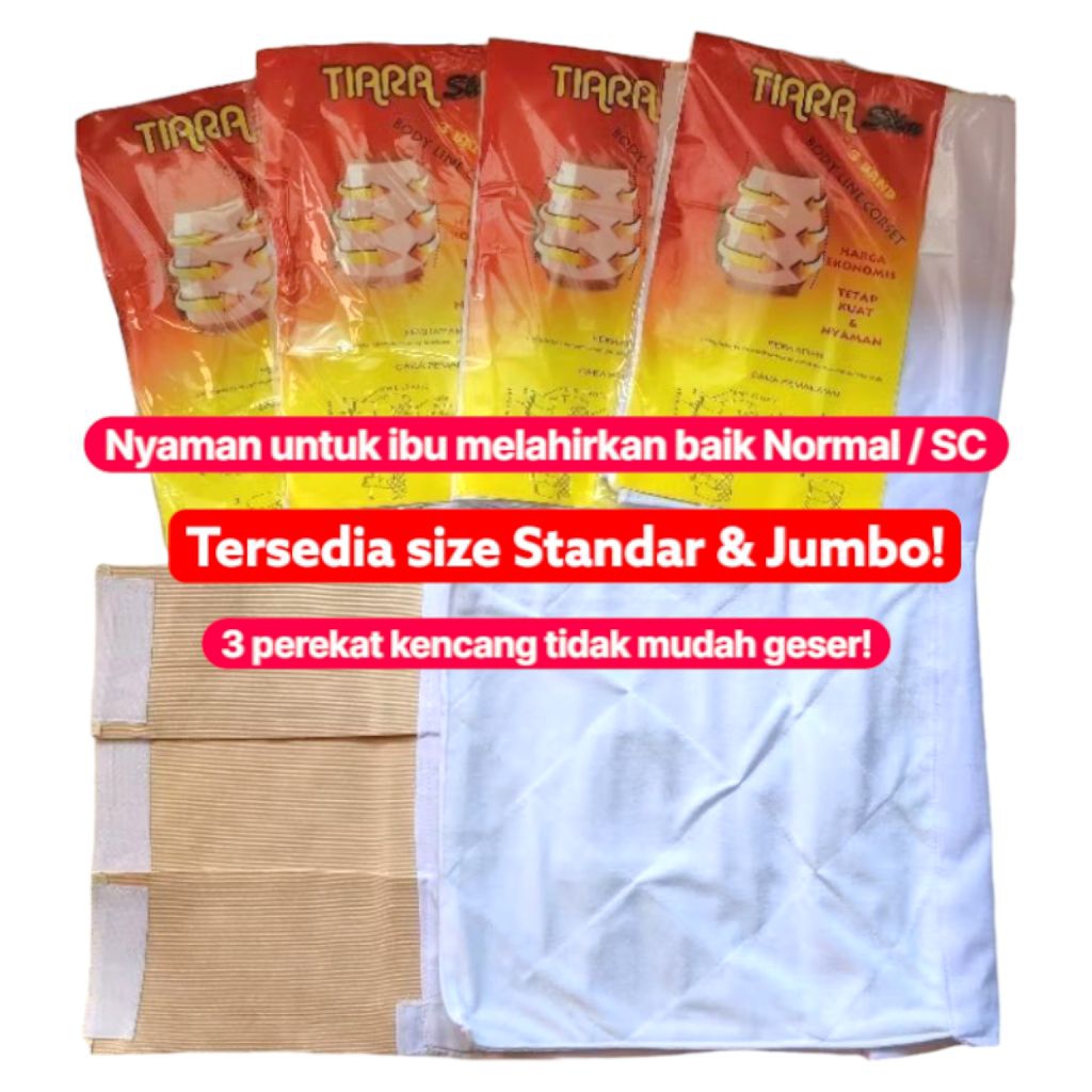 Merk Tiara Korset Gurita Ibu Melahirkan SC Caesar 3 band / gurita ibu rekat / korset habis melahirka