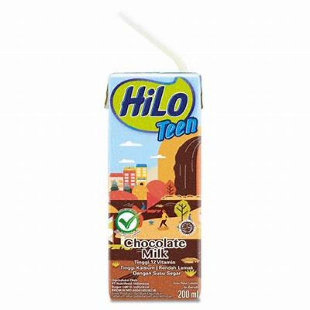 

Hilo Teen RTD Cokelat 200ml 1dus isi 24pcs