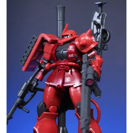 JMS HG 1/144  zaku red comet + water decal