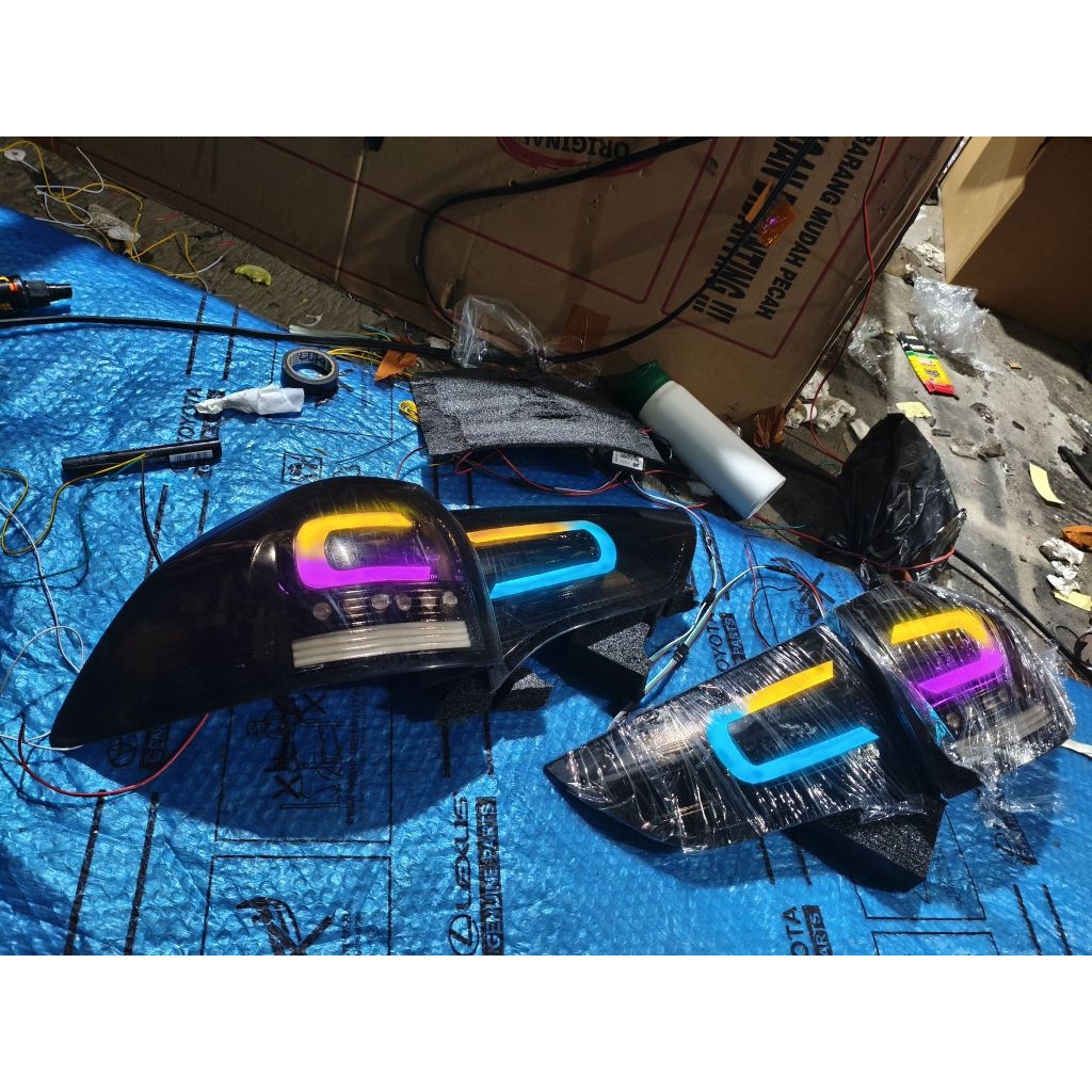 Stoplamp Bekas Pajero Old Custom RGB Matrix Padlepop