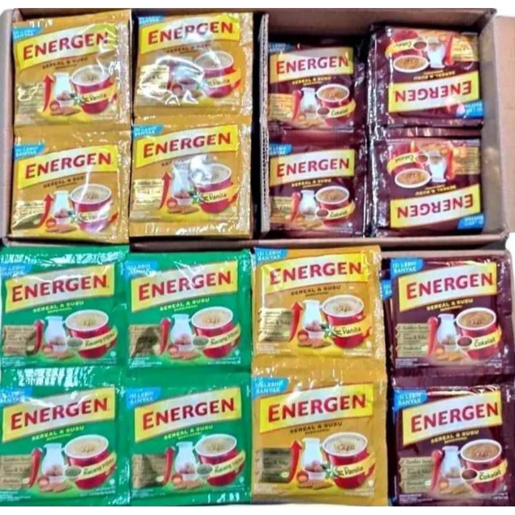 

Energen vanila energen coklat energen kacanghijau