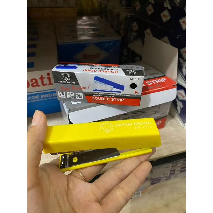 

1 LUSIN Safari Brand Double Strip Kertas/SAFARI 0123 STAPLER NO.10 DOUBLE STRIP