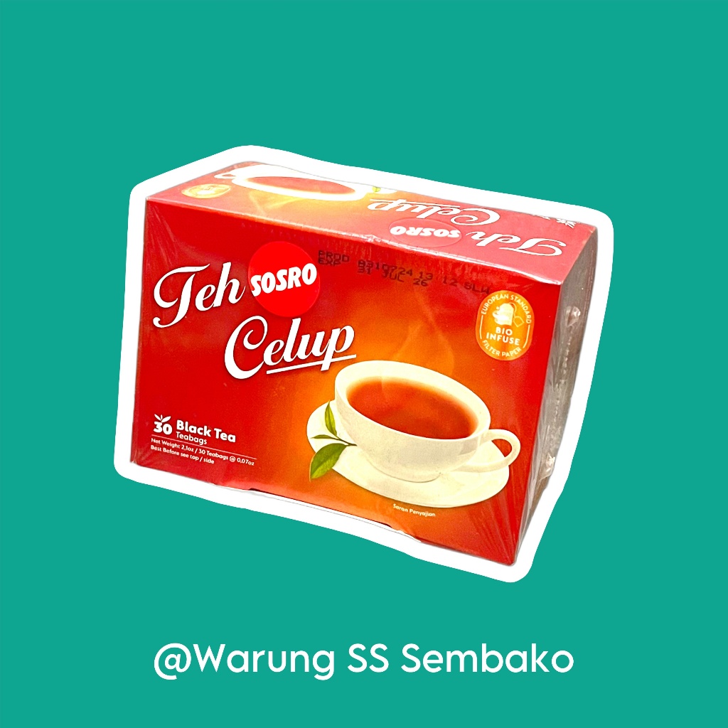 

Sosro Teh Celup kotak isi 30 pcs