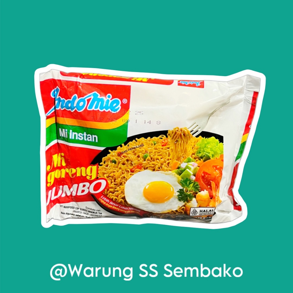

Indomie Mi Instan Goreng Jumbo Original 1 pcs