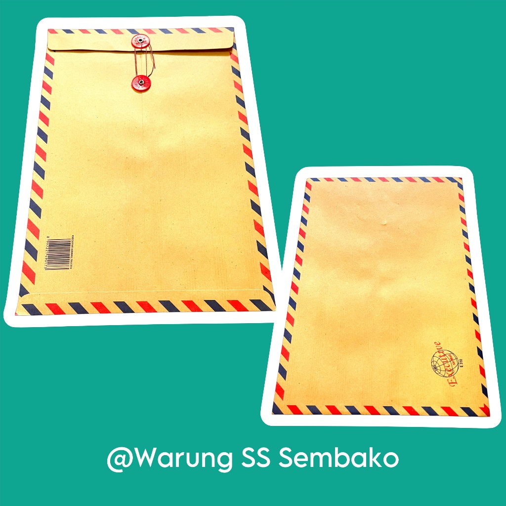 

Amplop Folio Coklat Tali 1 lembar