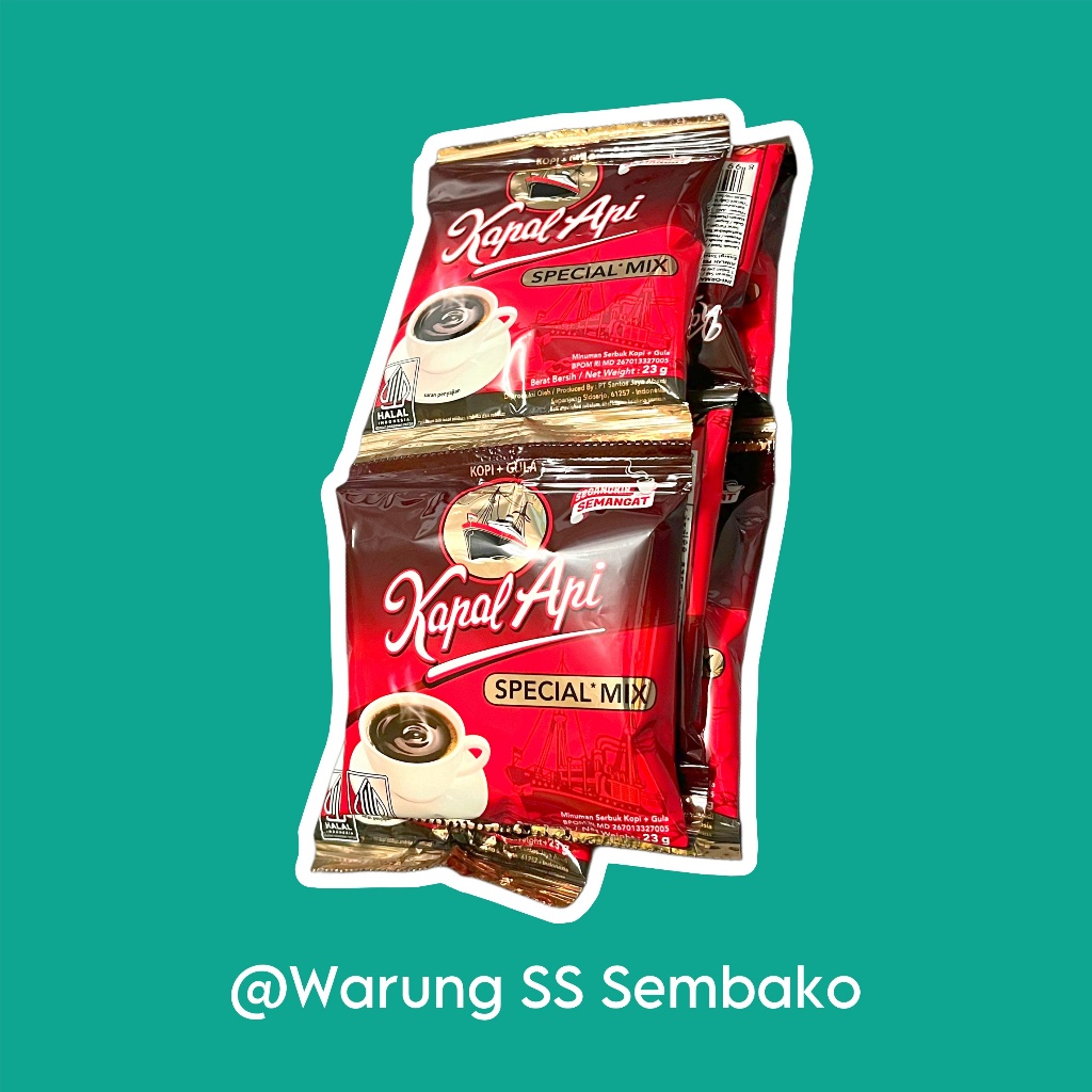 

Kapal Api Kopi Bubuk Special Mix 1 renceng isi 10 pcs