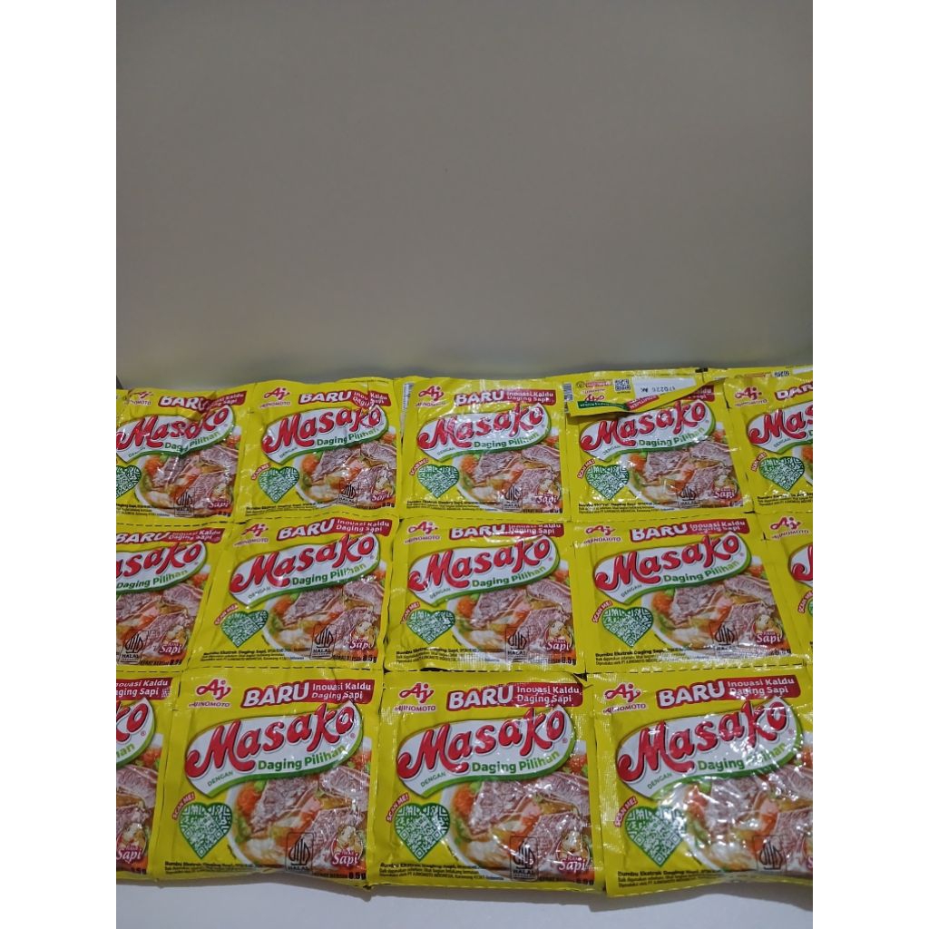 

Masako sapi 1 renceng isi 12