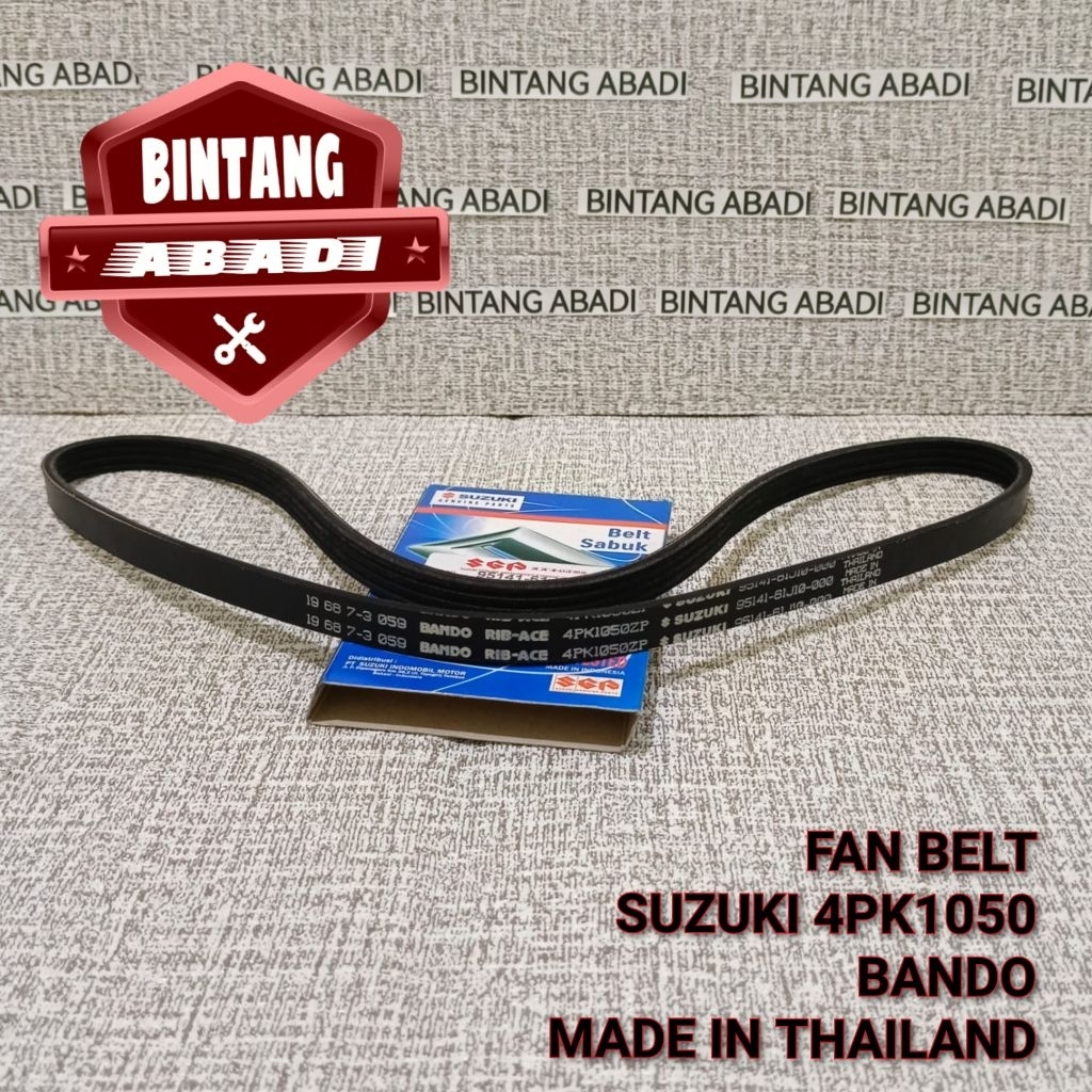 FAN BELT APV OLD FAN BELT SUZUKI APV LAMA FAN BELT SUZUKI 4PK1050