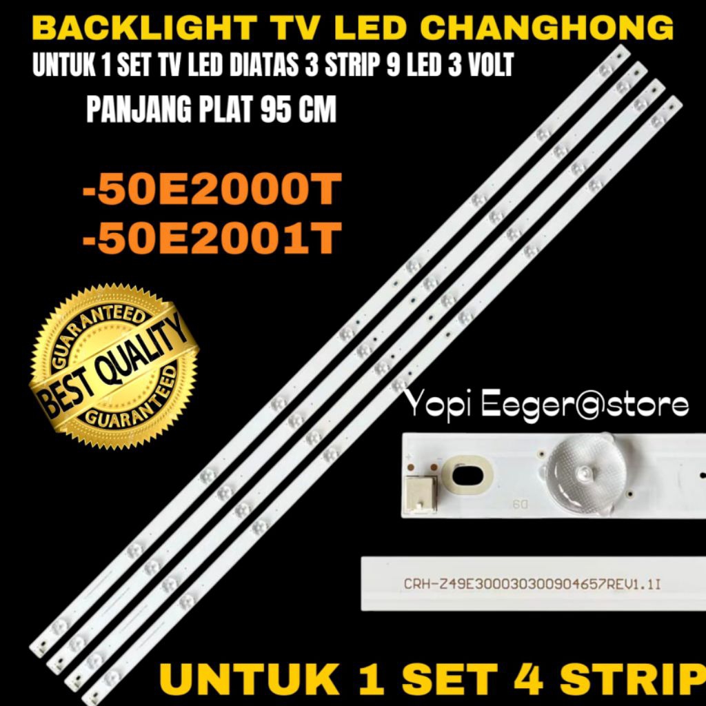 BACKLIGHT TV LED CHANGHONG 50 INCH 50E2000T-50E2001T BACKLIGHT TV LED 50 INCH CHANGHONG