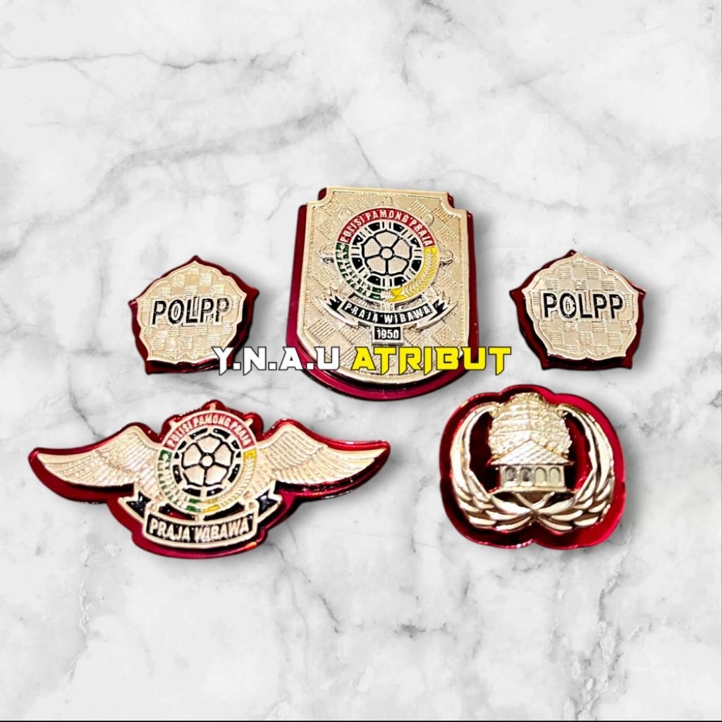 ATRIBUT SATPOL PP WING SATPOL PP/MONOGRAM SATPOL PP/KEWENANGAN SATPOL PP/PIN KORPRI EXCLYSIVE