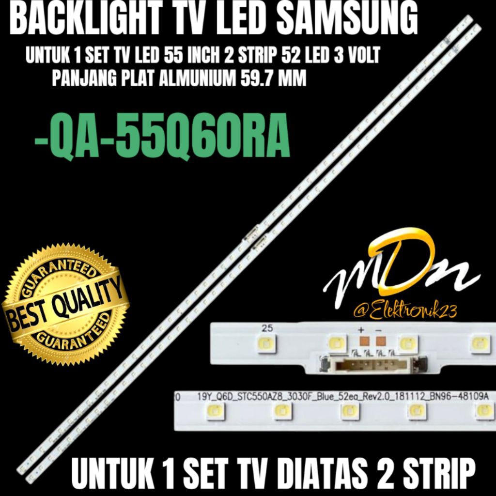BACKLIGHT TV LED SAMSUNG 55 INCH QA-55Q60RA BACKLIGHT TV LED SAMSUNG