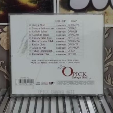 CD AUDIO OPICK / CAHAYA HATI