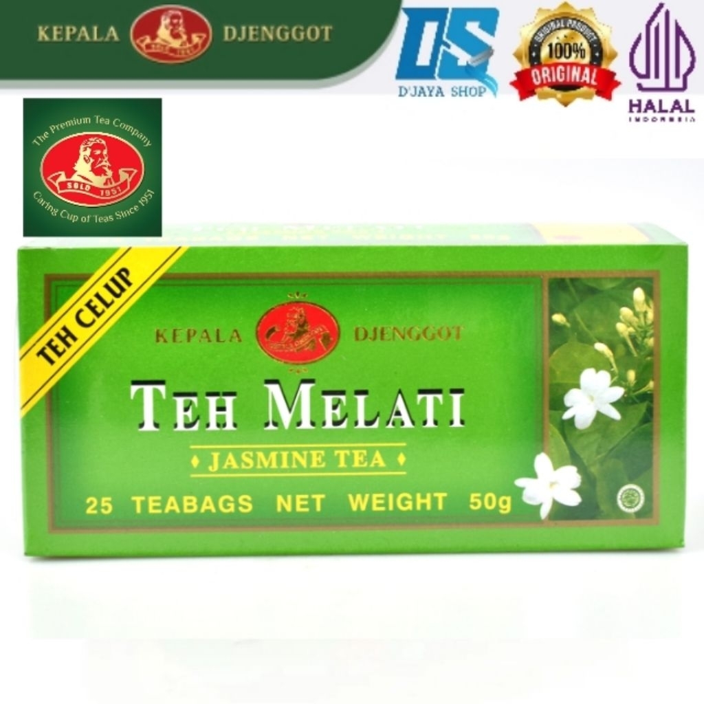 

Teh Melati Kepala Djenggot 50g /Teh Celup Jasmine 25 Bags